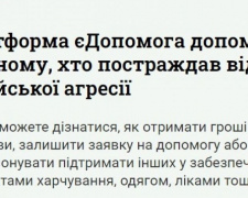 Грошова виплата від міжнародних організацій: як авдіївцям подати заявку через &quot;єДопомогу&quot;