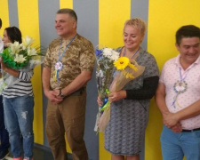 В авдеевской школе торжественно открыли отремонтированный спортзал и новые раздевалки  (ФОТО)