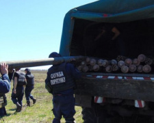 В Ясиноватском районе уничтожили реактивные снаряды: опубликованы фото