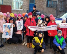 Авдіївські правоохоронці роз’яснили маленьким мешканцям міста «дорожню абетку»
