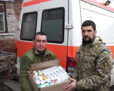 Авдеевские «симики» вновь передали помощь военным и местному населению