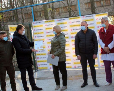 В Авдеевке открыли кислородную станцию (ВИДЕО)