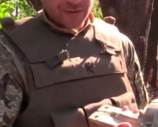 ВИДЕОФАКТ. Танк боевиков бил по позициям сил АТО под Авдеевкой