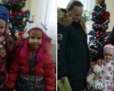 Неизвестный благодетель одарил детей Авдеевки