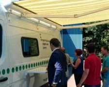 Более 160  жителей Авдеевки воспользовались услугами мобильного сервисного центра МВД