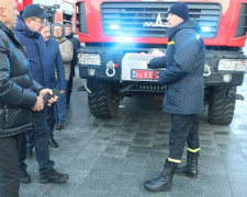 Спасатели Донетчины получили новую технику (ФОТО + ВИДЕО)