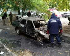 На Донетчине ночью в припаркованной машине сгорел человек