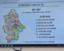 На Донетчине могут сформировать всего четыре больших района