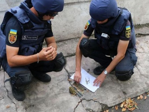 Пиротехники на Донбассе обнаружили около 500 взрывоопасных предметов