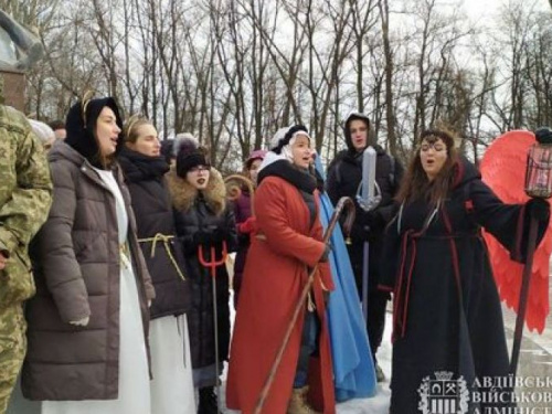 Студенти з міста Лева завітали до Авдіївки з вертепом
