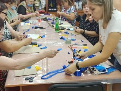 Для підопічних терцентру провели майстер-клас до Дня Незалежності