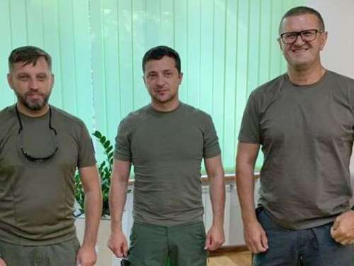 Президент Украины Владимир Зеленский посетил авдеевскую «Платформу совместных действий»