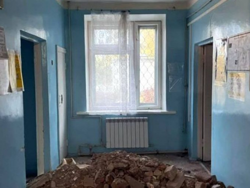 В Авдіївці колишній санпропускник лікарні перебудовують в рентгенологічний кабінет