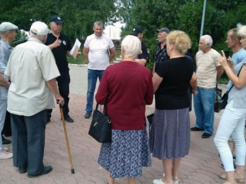 Жители старой части Авдеевки и  руководство местной полиции договорились о сотрудничестве  и взаимодействии