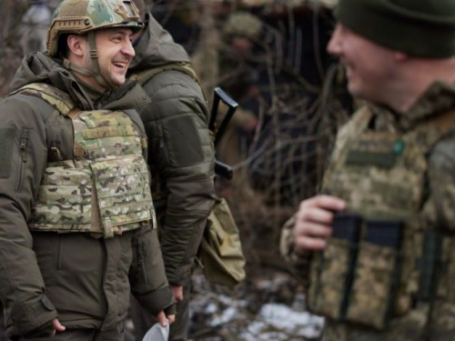 Президент побував на передовій у зоні проведення ООС на Донбасі