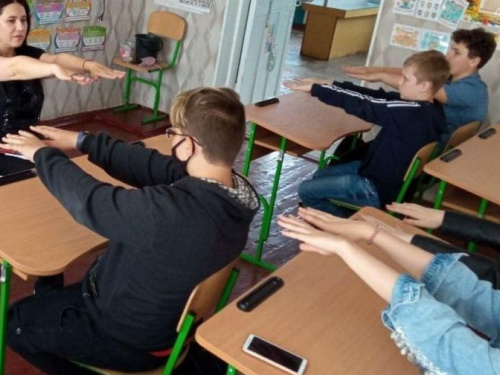 В Орловской школе мастер-класс провела заслуженная артистка Украины Ажелика Рудницкая