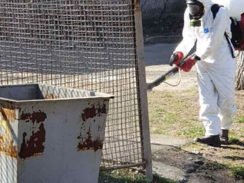 КП "СЕЗ" продолжает осуществлять санобработку города