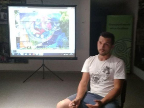 В Авдіївці познайомились із митцями, які створять мурал на Гагаріна (ФОТО)