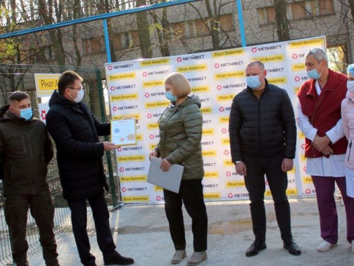 В Авдеевке открыли кислородную станцию (ВИДЕО)