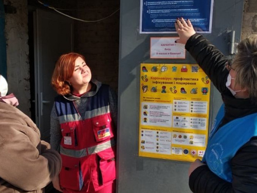 Продолжается информирование местного населения о мерах предосторожности в связи с covid-19
