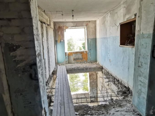 Восстановление известной многоэтажки с муралом в Авдеевке будет расти в цене