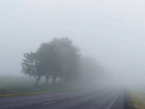 В Украине объявлен первый уровень опасности из-за тумана