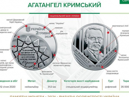 В Украине вошла в оборот новая памятная монета