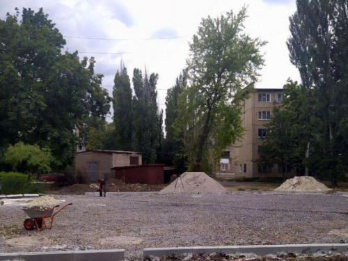 Авдеевцы с нетерпением ждут новую площадку для игр и занятий спортом