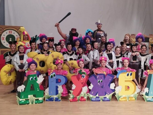 Мультгерои встретились с авдеевской детворой