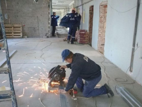 В хирургическом отделении АЦГБ вовсю кипит ремонт (ФОТО)