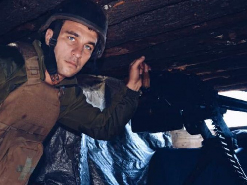 Донбасский шахтер сражается в районе Авдеевки