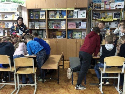 В одной из школ Авдеевки прошел урок интересного чтения