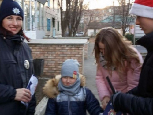 В Авдеевке призывали быть осторожными на дороге (ФОТО)