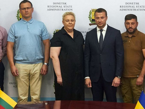 Обласна влада разом з литовськими партнерами обговорили хід ремонту авдіївської школи №2