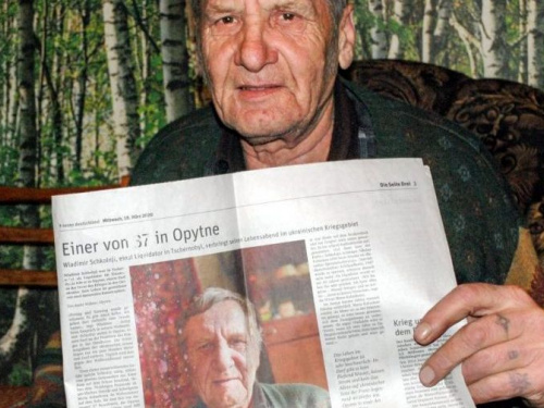 Чернобылец из поселка Опытное мечтает о мире и встрече с детьми