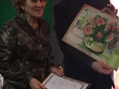 Председатель Авдеевского городского комитета работников государственных учреждений отмечает солидный юбилей