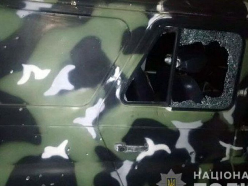 Авдеевские полицейские попали под обстрел