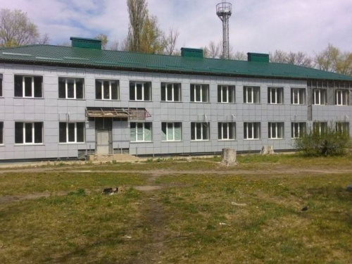 В Авдеевке продолжается реконструкция здания УСЗН:фотофакт