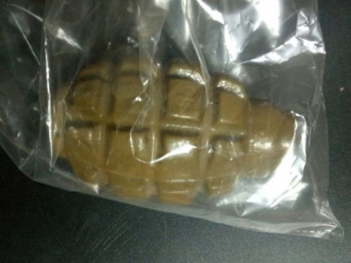 Житель Авдеевки прятал гранату (ФОТО)