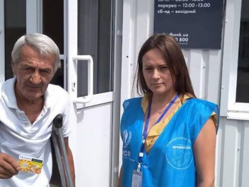 Гумштаб «Пролиска - Авдеевка» помог переселенцу из Донецка