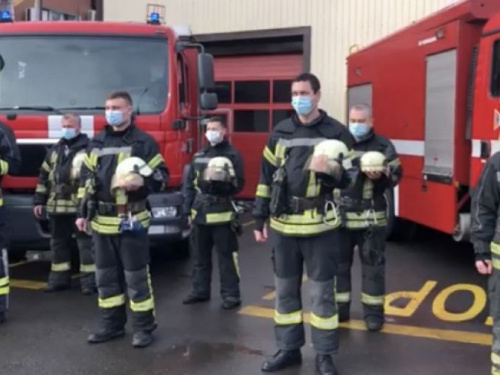 Четверта річниця обстрілу м. Авдіївка: Рятувальники вшанували пам'ять загиблих товарищів (ВІДЕО)