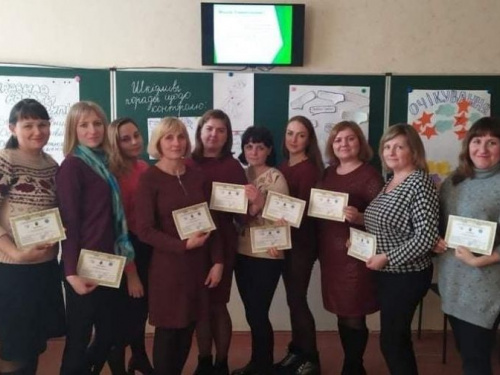 Учителя Авдеевки приняли участие во Всеукраинском семинаре-тренинге