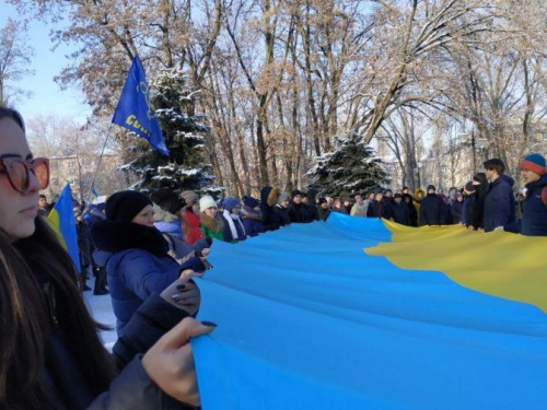Авдіївка святкує День Соборності України (ФОТОРЕПОРТАЖ)