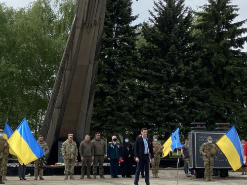 В Авдеевке прошёл митинг по случаю 76-й годовщины Победы над нацизмом во Второй мировой войне 