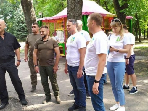 В Авдіївці відкрили активний парк соціального проєкту Президента України