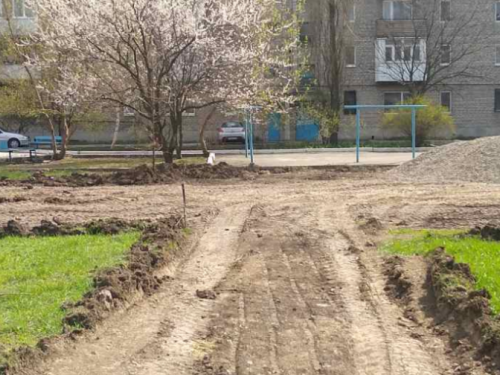 При поддержке Метинвеста в Авдеевке приступили к строительству нового игрового комплекса (фотофакт)