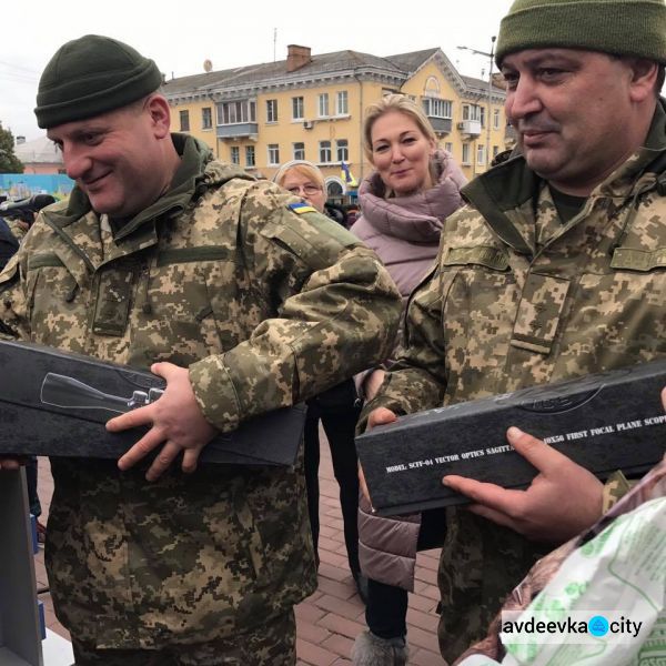 В Белой Церкви встретили защитников Авдеевки: фоторепортаж