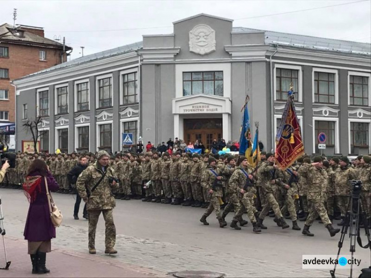 В Белой Церкви встретили защитников Авдеевки: фоторепортаж
