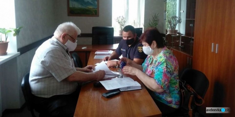 Авдеевским фермерам разъяснили правила пожарной безопасности при сборе урожая