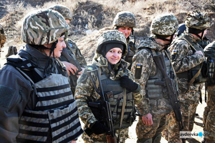 Вблизи Авдеевки воины отточили свои навыки (ФОТО)